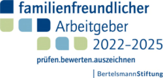 Familienfreundlicher Arbeitgeber 2022-2025 • in der Region Aachen • BZE